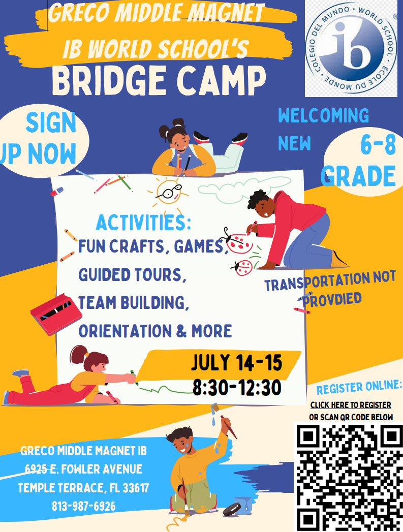  Greco's New Student Summer Bridge Camp